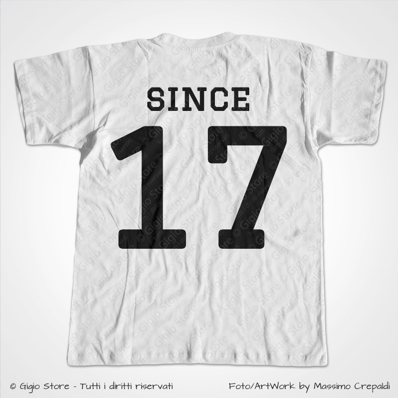 T-shirt maglietta compleanno Personalizzata nome e numero festa